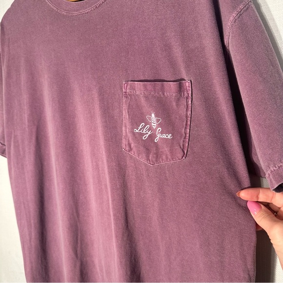 Lily Grace I’m Not Bossy Leadership Skills Crewneck Short Sleeve Pocket T-Shirt - Picture 6 of 10